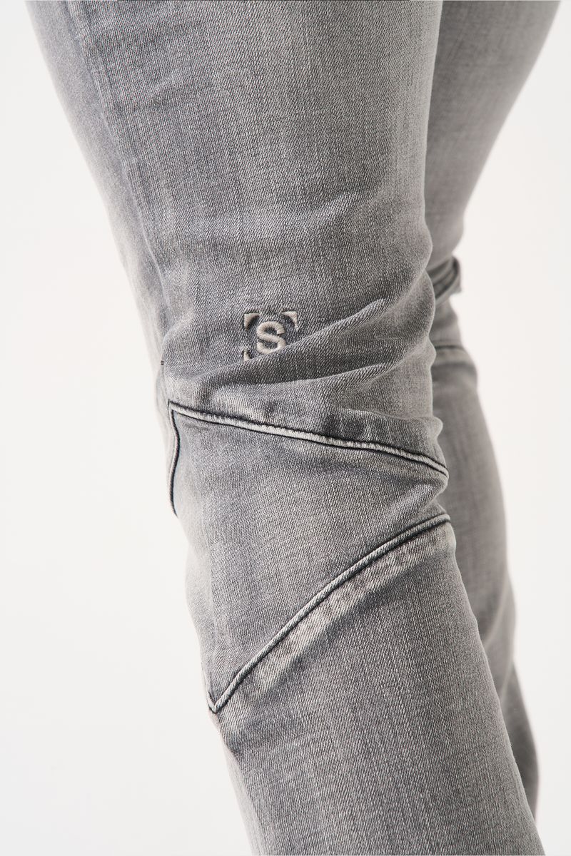 Serenede "NOCTIS" Stacked Jeans - Grey Serenede