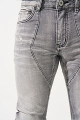 Serenede "NOCTIS" Stacked Jeans - Grey Serenede