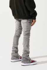 Serenede "NOCTIS" Stacked Jeans - Grey Serenede