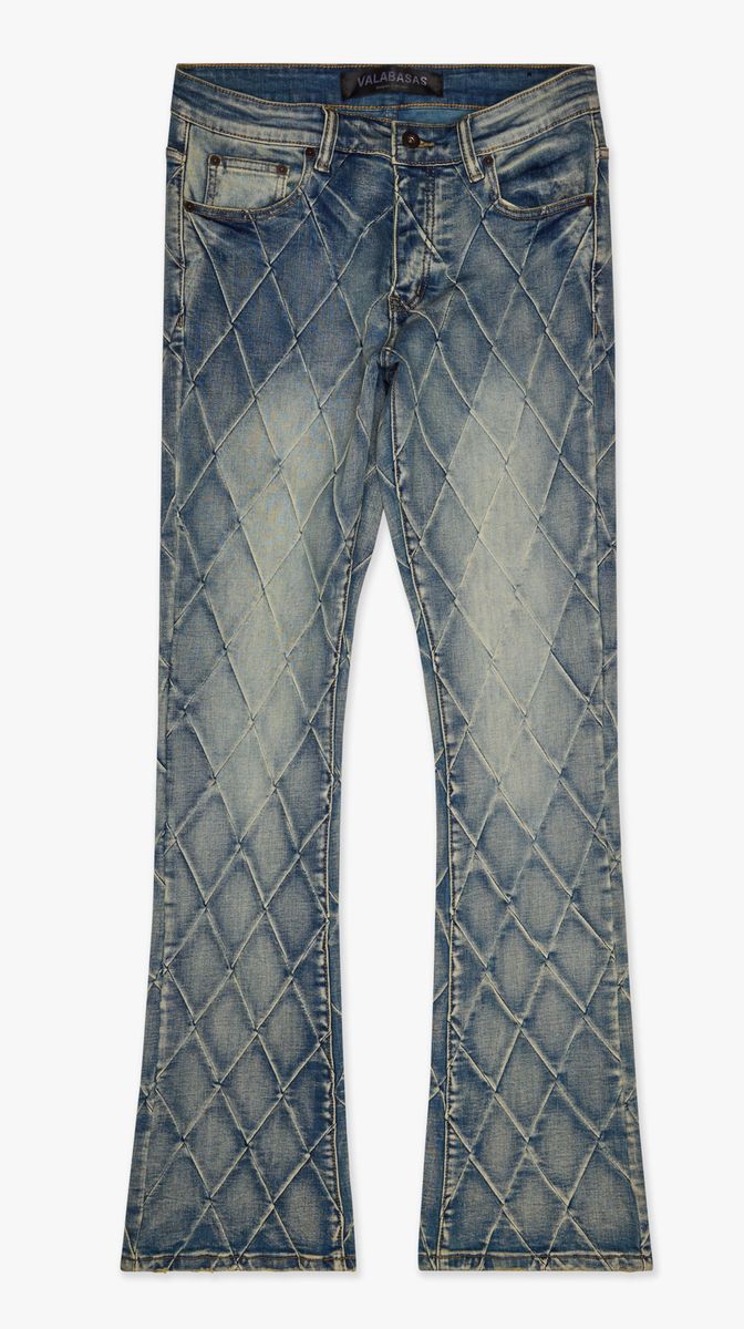 Valabasas "Tire" Stacked Jeans - Lt. Vintage Blue Valabasas