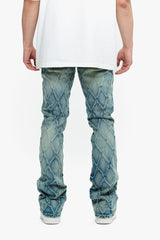 Valabasas "Tire" Stacked Jeans - Lt. Vintage Blue Valabasas