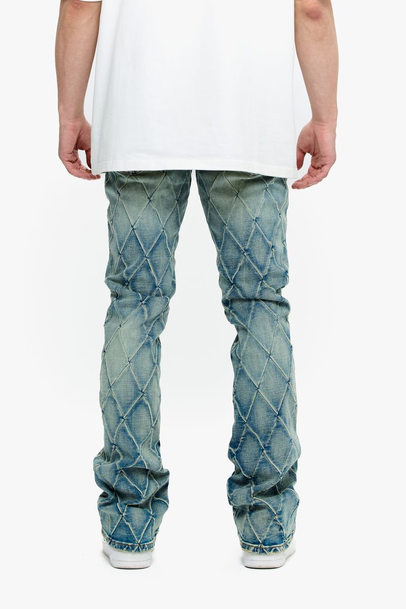 Valabasas "Tire" Stacked Jeans - Lt. Vintage Blue Valabasas