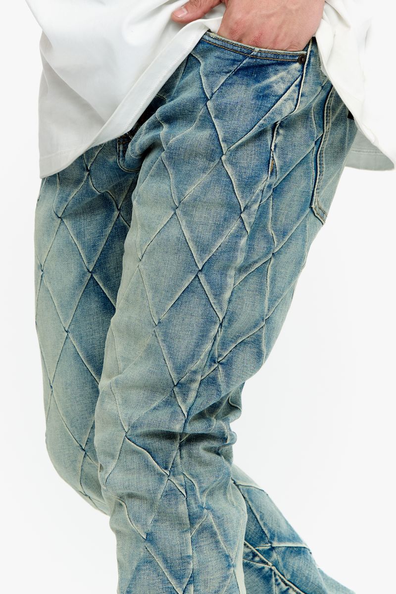 Valabasas "Tire" Stacked Jeans - Lt. Vintage Blue Valabasas