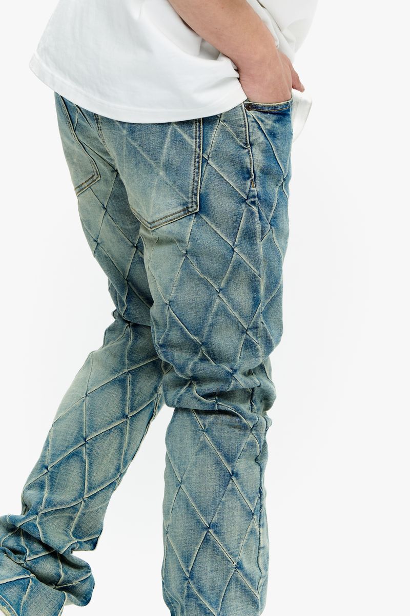 Valabasas "Tire" Stacked Jeans - Lt. Vintage Blue Valabasas