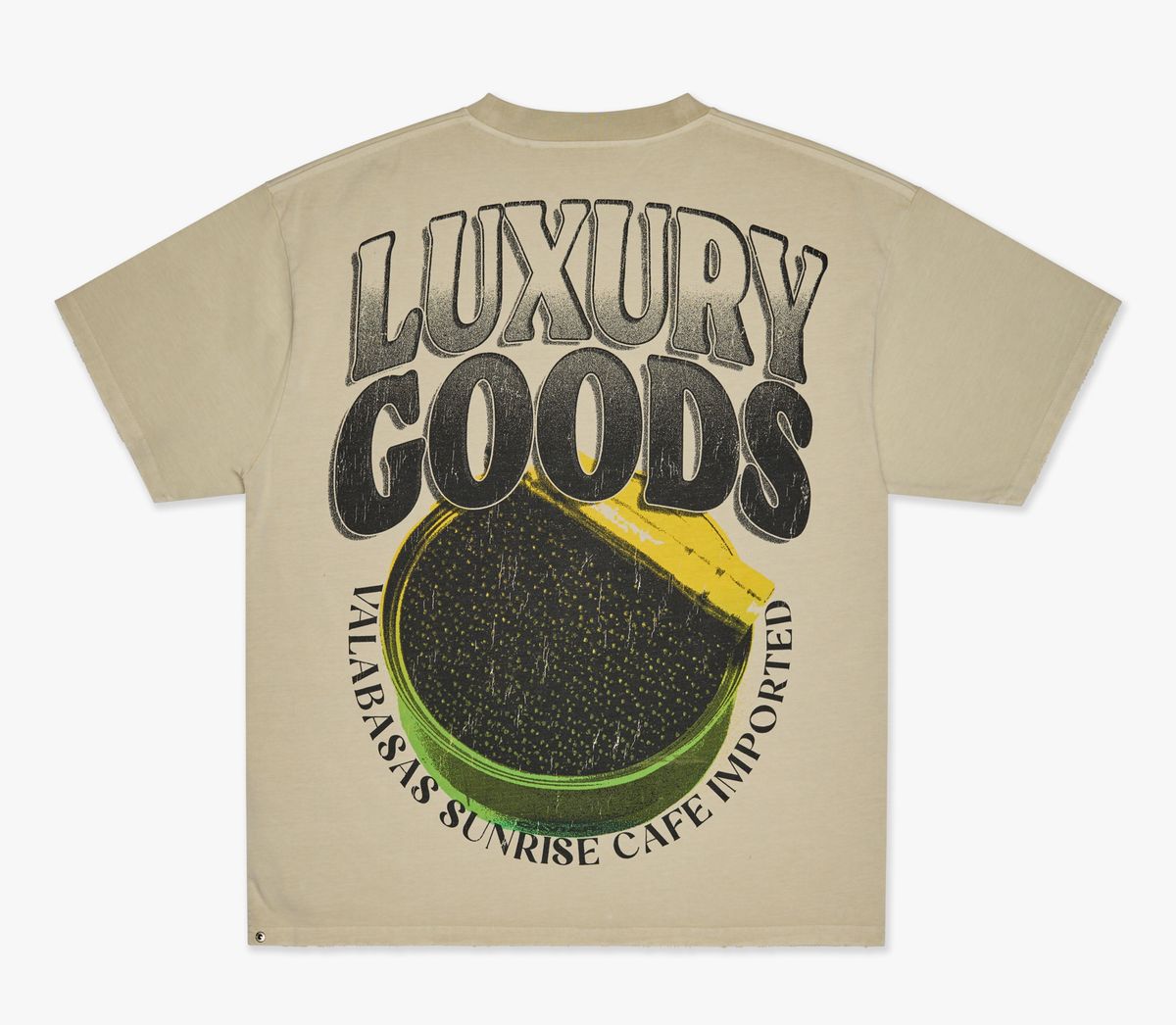 Valabasas - "Lux Cafe" Tee - Cream Valabasas