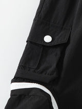 Vibe In Vogue - Men Cargo Shorts - Black Vibe In Vogue