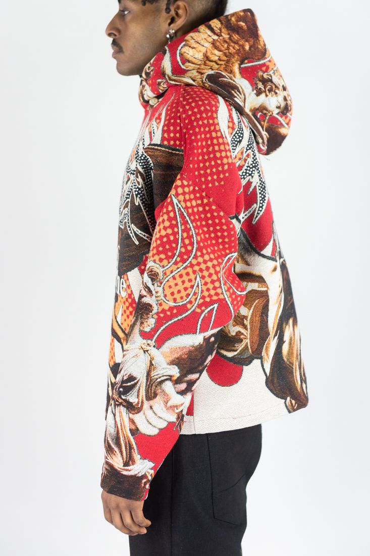 Rm - R.stone - Heaven Tapestry Hoodie - Red