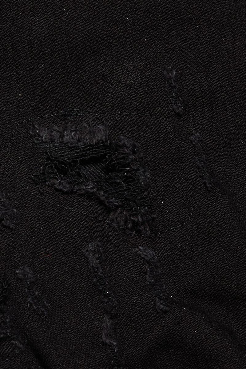 Valabasas - Wornfrost Black Skinny Denim Jean - Black Valabasas