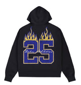 Roku - Glory Drop Shoulder Classic Boxy Fleece Hoodie - Black ROKU STUDIO