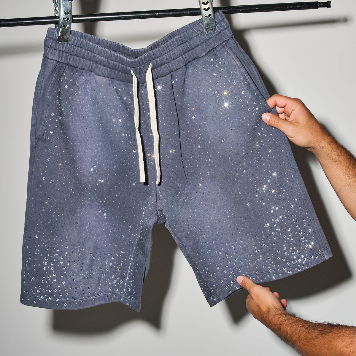 Duaa -''SUCCESS''  Navy Stone Sweat Short -  Navy Washed duaa