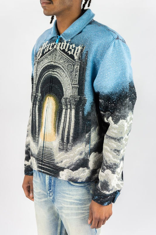 Rm - R.stone - Tapestry Jacket - Light Blue