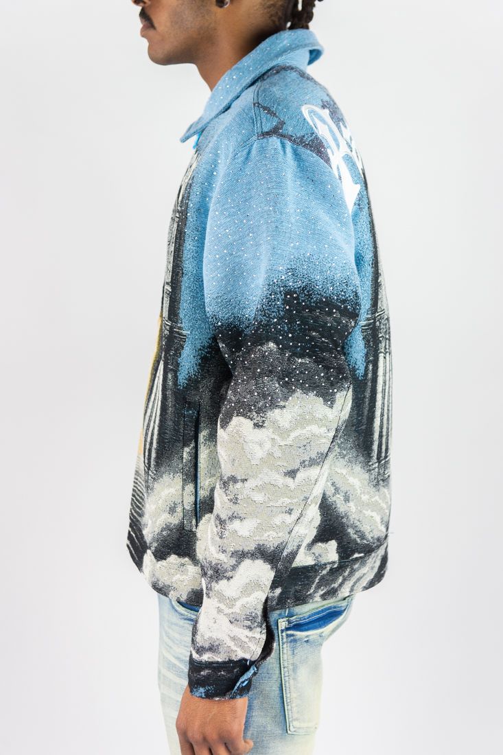 Rm - R.stone - Tapestry Jacket - Light Blue
