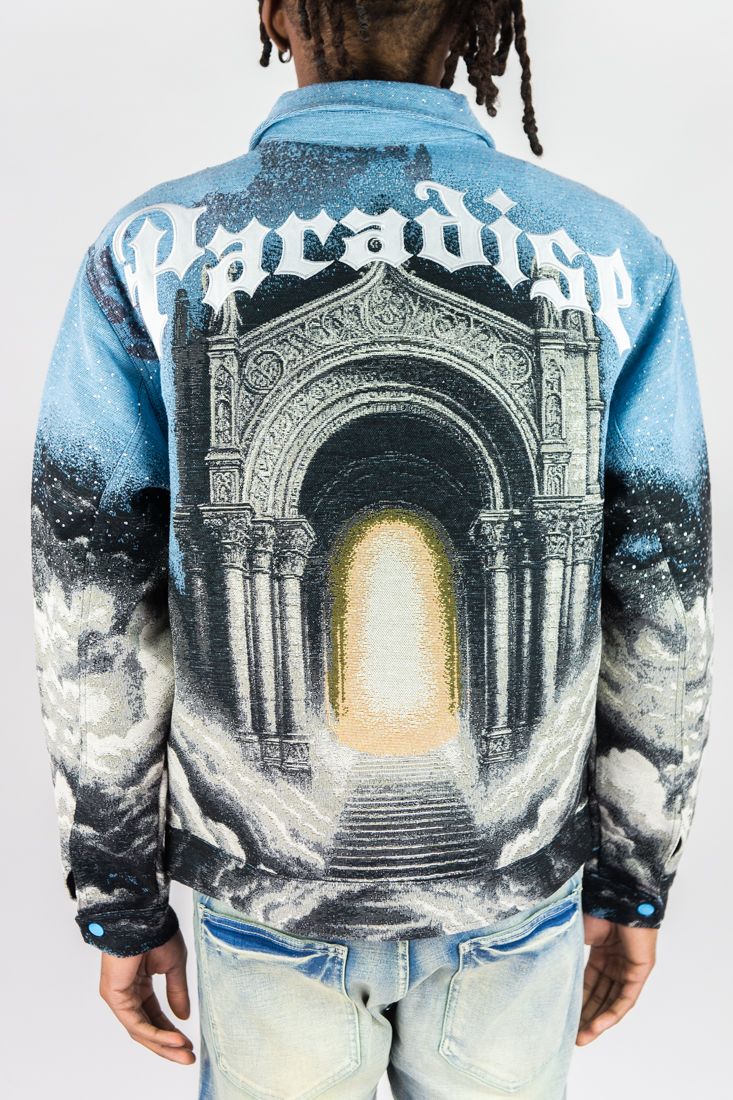 Rm - R.stone - Tapestry Jacket - Light Blue