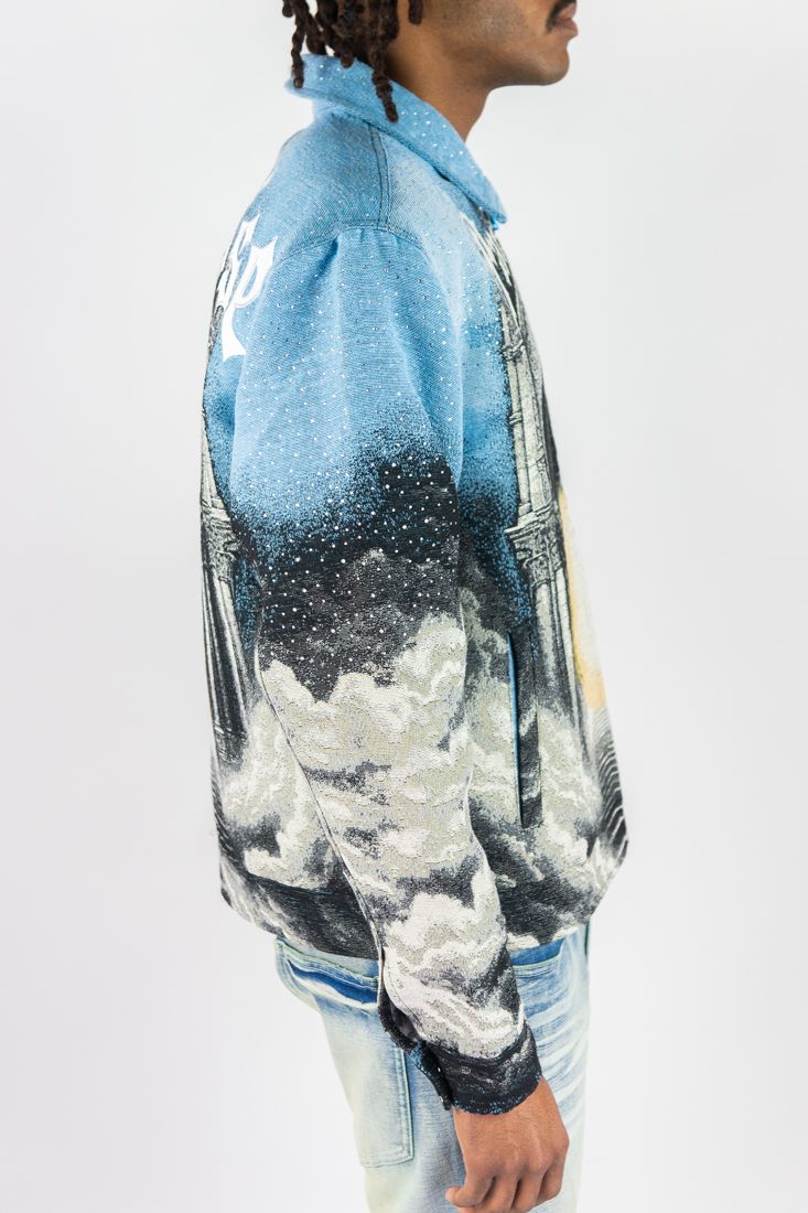 Rm - R.stone - Tapestry Jacket - Light Blue