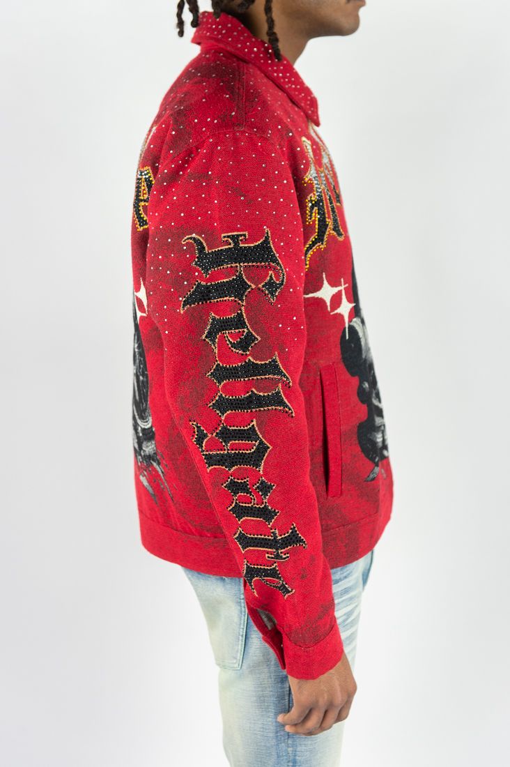 Rm - R.stone - Tapestry Jacket - Red