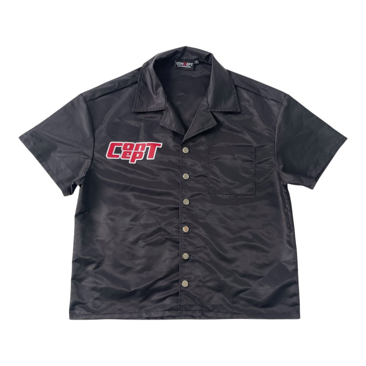 Concept - Maison Concept Shirt & Short  Set - Black Red