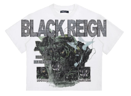 Roku - Black Reign Boxy Tee - White