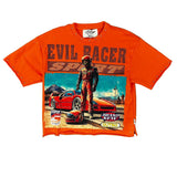 Bkys - Men's "Evil Racer" F-terry Cropped T-shirt