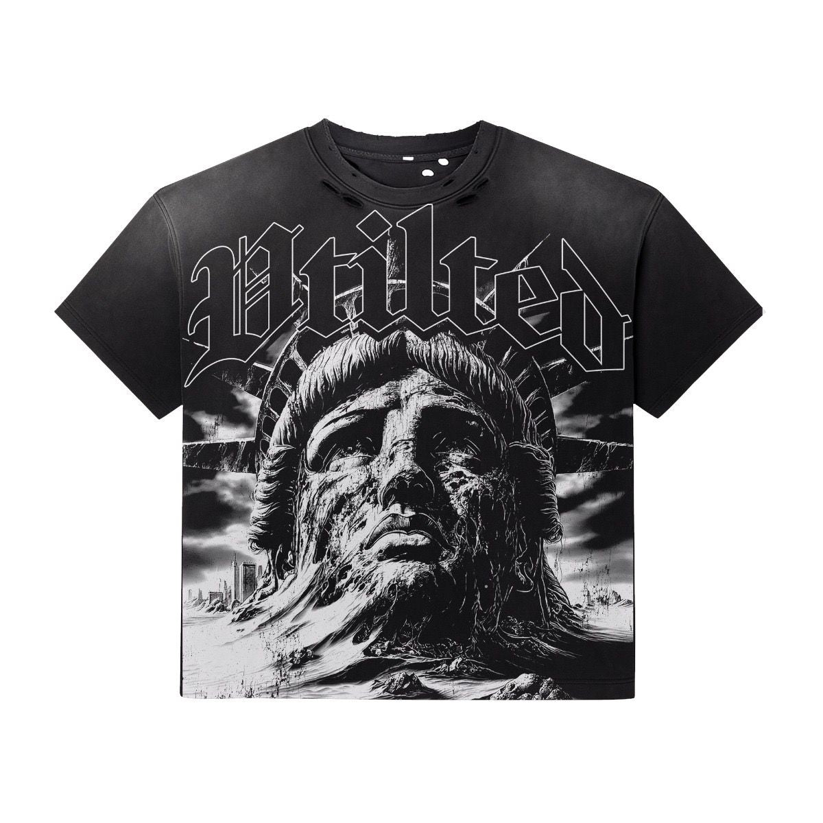 Vtilted - Liberty Black Wash Tee