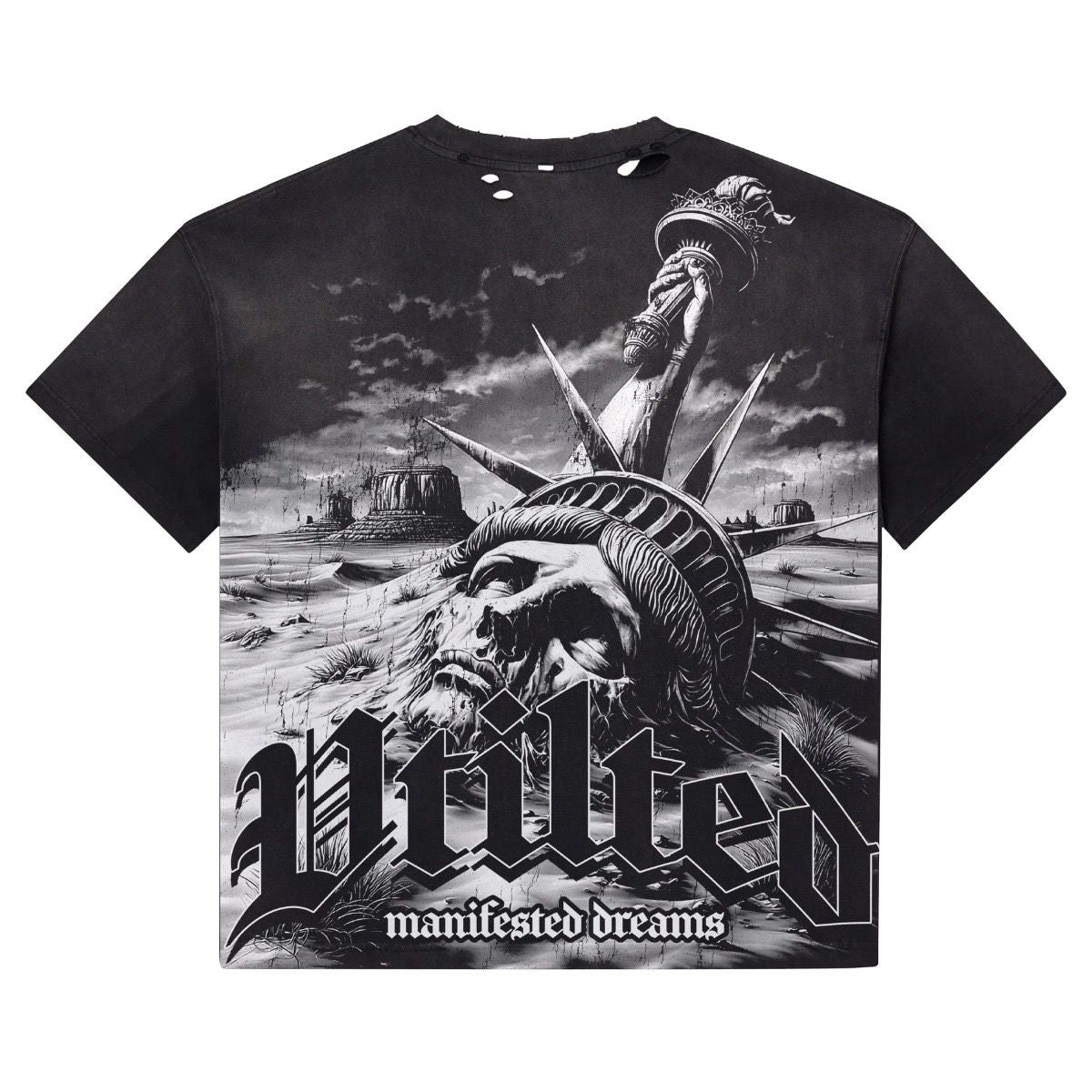 Vtilted - Liberty Black Wash Tee
