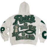 Concept - "Faith" ZIP Up Hoodie - White Green