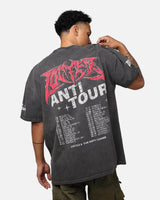 Loiter X The Anti Order Anti Tour Vintage T-Shirt - Black Wash - BLVD
