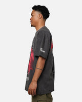 Loiter X The Anti Order Anti Tour Vintage T-Shirt - Black Wash - BLVD
