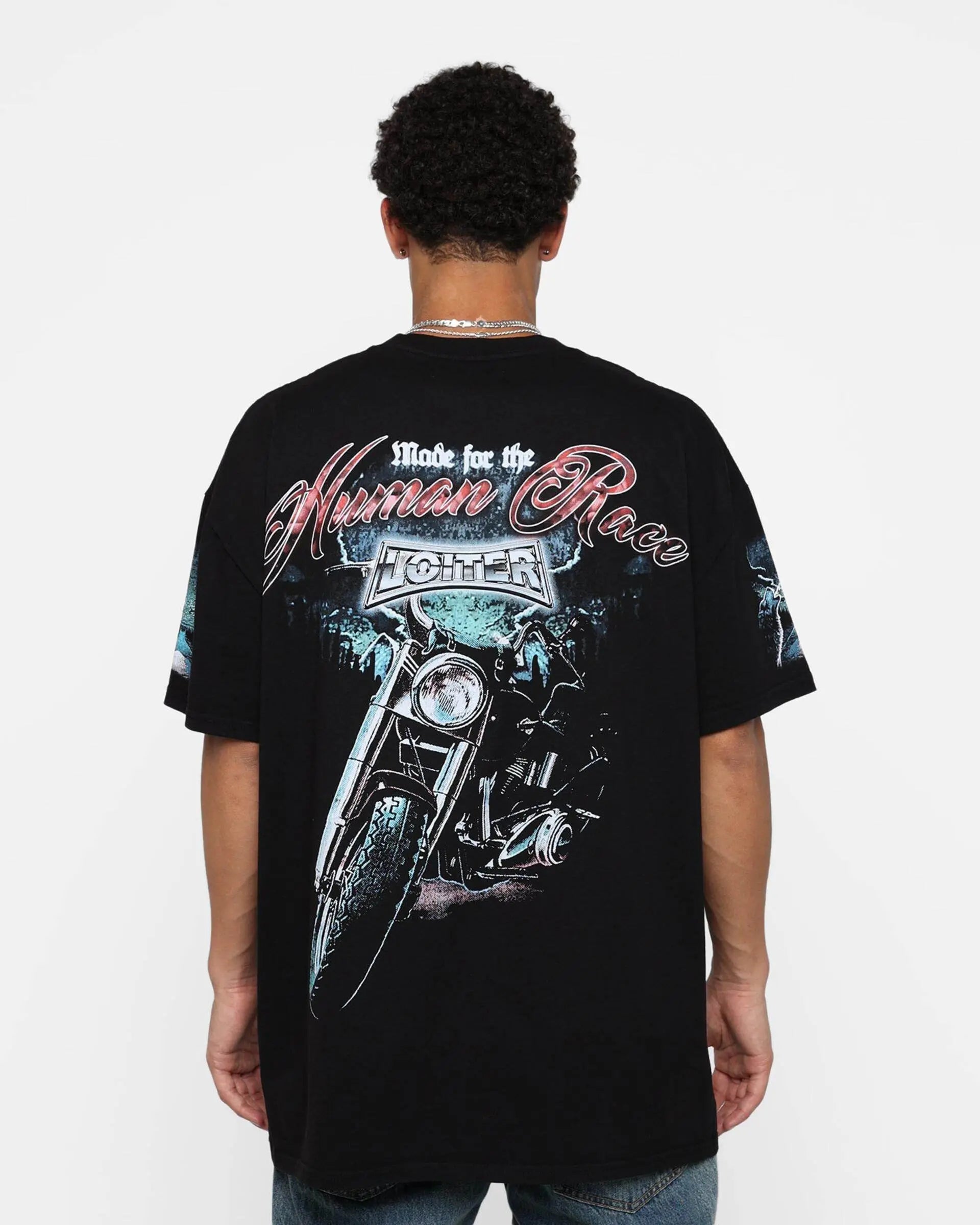 Loiter Midnight Route T-Shirt - Black - BLVD