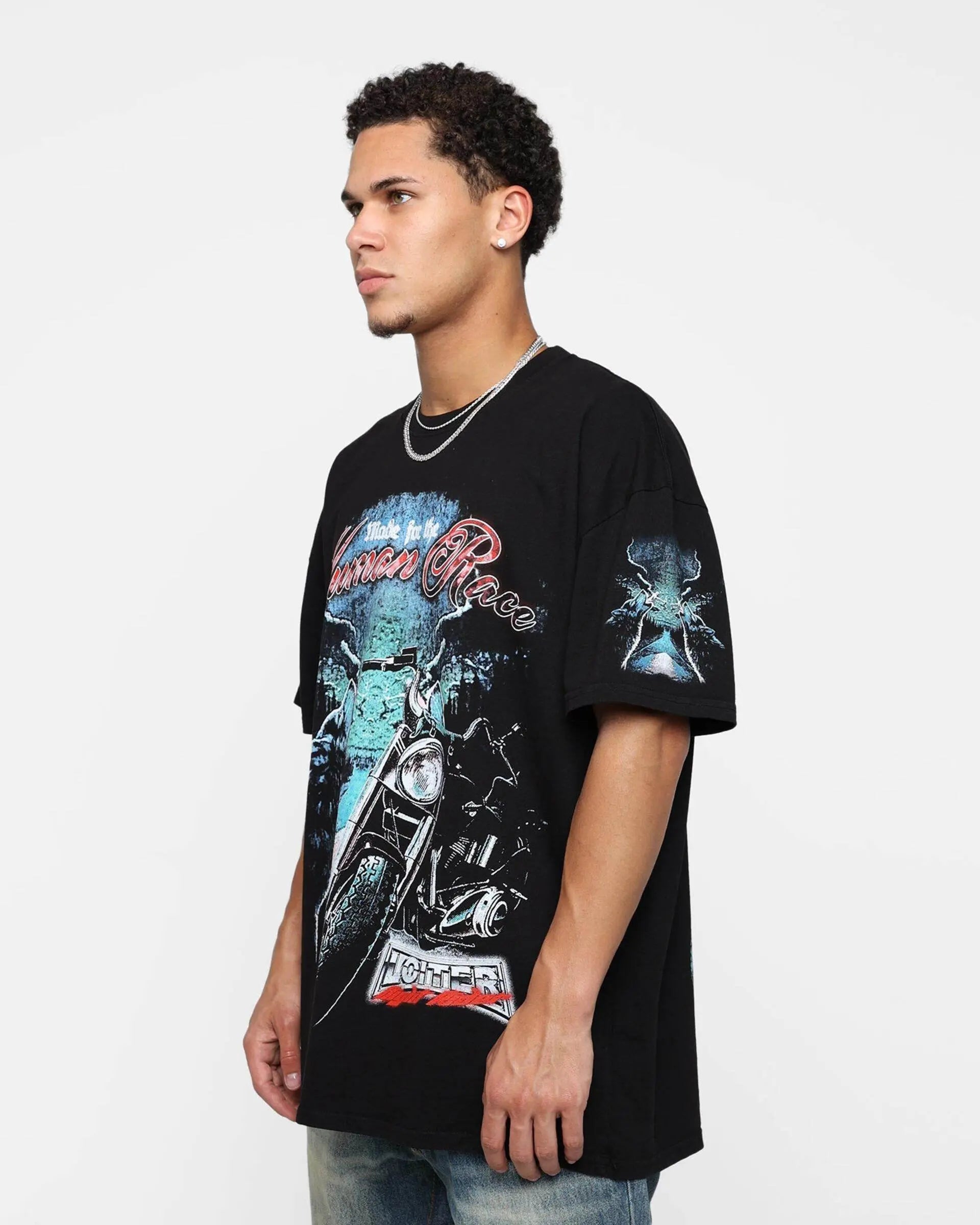Loiter Midnight Route T-Shirt - Black - BLVD