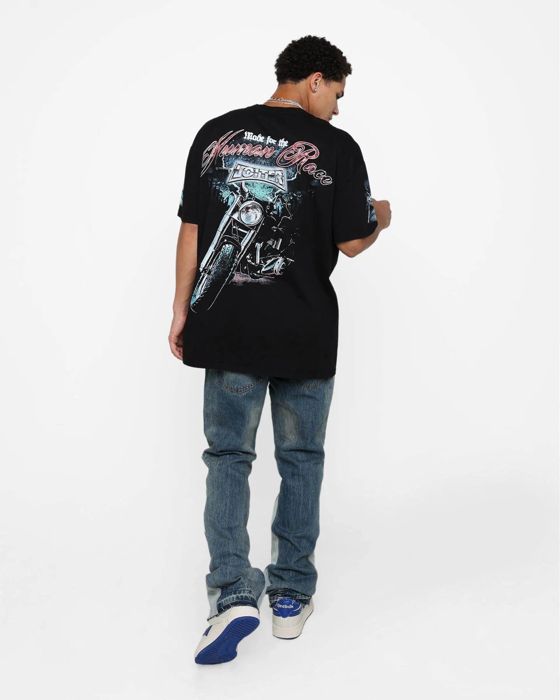 Loiter Midnight Route T-Shirt - Black - BLVD