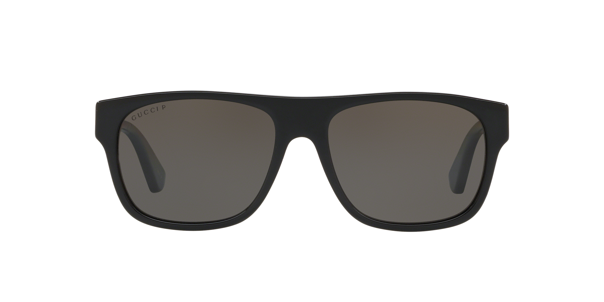 Gucci GG0341S Black - Men Luxury Sunglasses Grey Polarized Lens Gucci