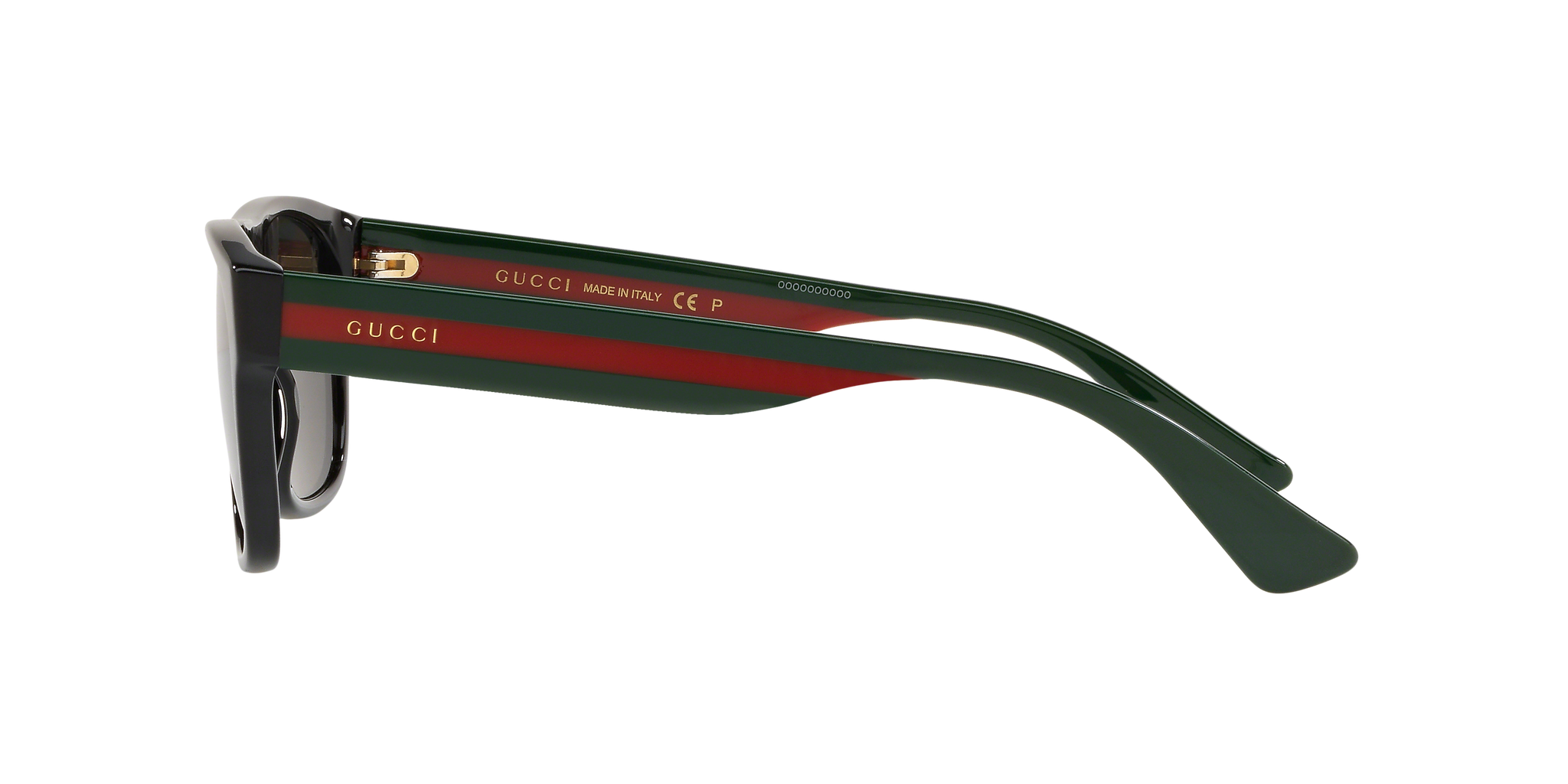 Gucci GG0341S Black - Men Luxury Sunglasses Grey Polarized Lens Gucci