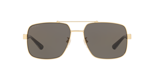 Gucci GG0529S Gold- Men Luxury Sunglasses Grey Lens