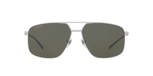 Gucci GG1676S Silver - Men Luxury Sunglasses Grey Lens
