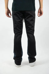Rebel Minds One Stripe Stacked Track Pants - Black / Charcoal - BLVD
