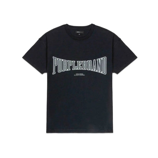 Purple Brand Heavyweight T-Shirt - Black - P101-JHBB224 - BLVD