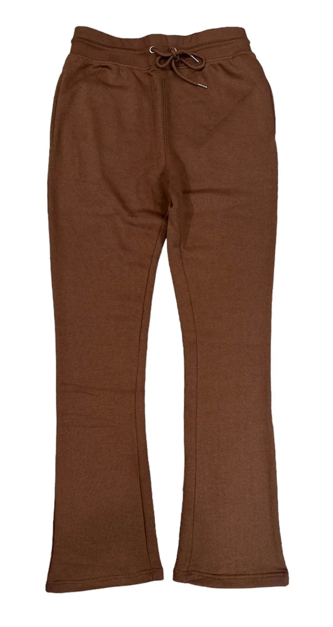 EV Men Stacked Fleece Jogger - Brown - BLVD