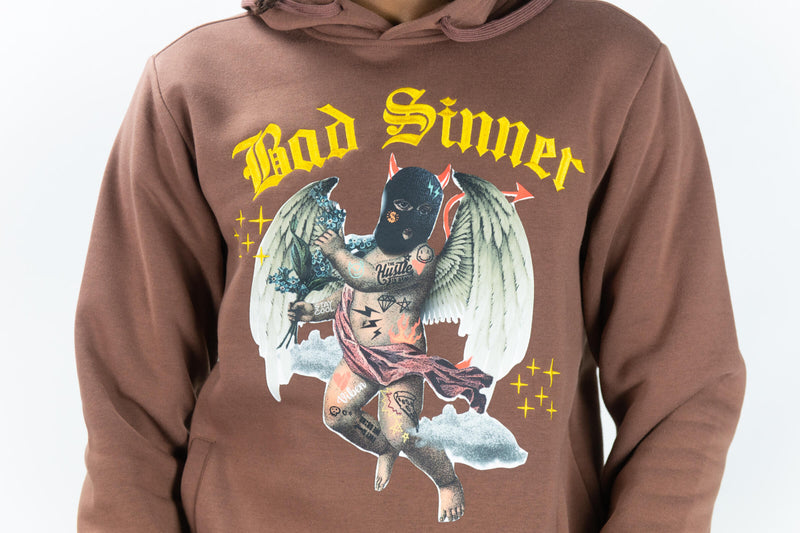 Rm Bad Sinner Hoodie - Brown
