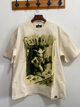 Denim City - From Sheep To Goat Stone Tee - Beige Olive