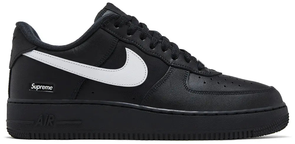 Nike Supreme x Air Force 1 Low 'Box Logo - Black White Sneakers