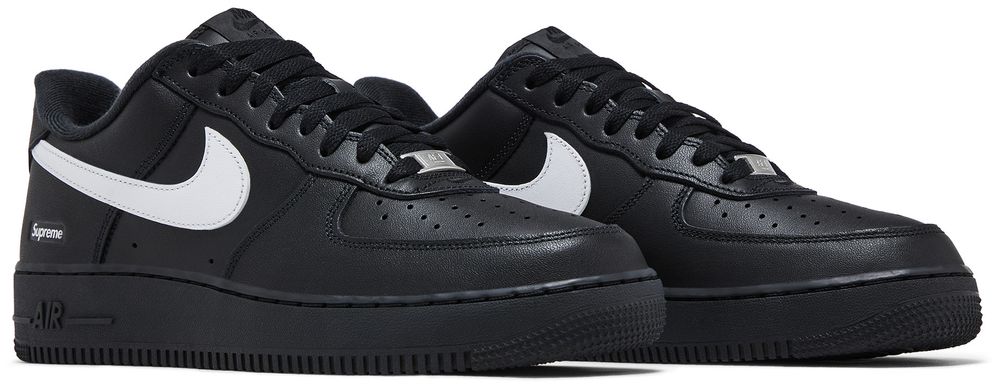 Nike Supreme x Air Force 1 Low 'Box Logo - Black White Sneakers
