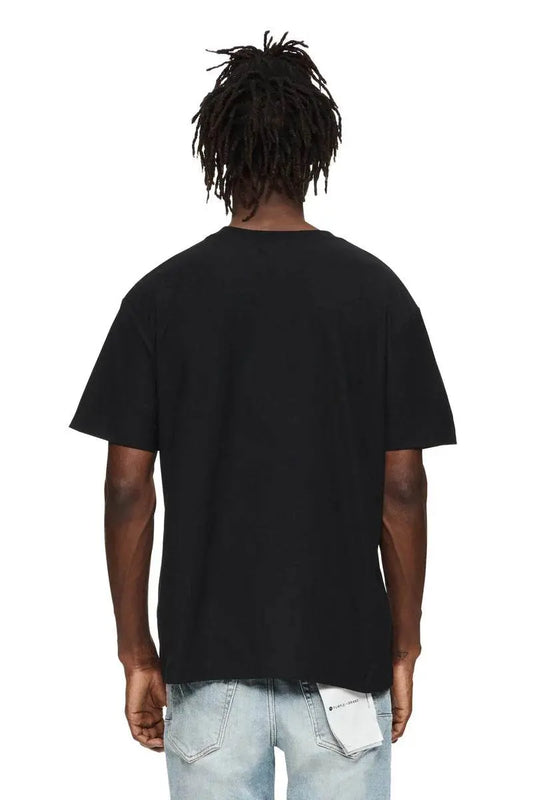 Purple Brand Men Sunset Black T-Shirt - P104-TBBS323 - BLVD