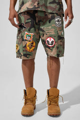 Jordan Craig - Retro - War Angel Cargo Shorts - Vintage Camo