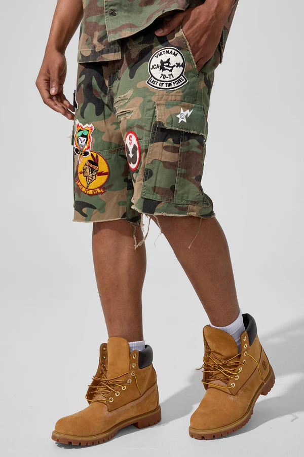 Jordan Craig - Retro - War Angel Cargo Shorts - Vintage Camo