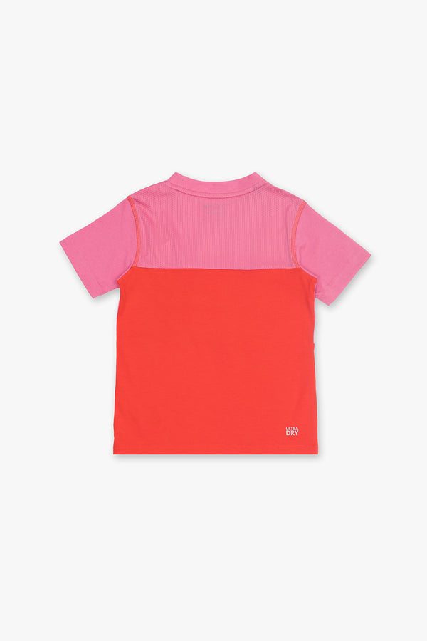 Lacoste Kids' Tennis X Daniil Medvedev Jersey T-shirt - Ciy Pink Red