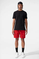 Jordan Craig - Retro - Altitude Cargo Shorts - Red Jordan Craig