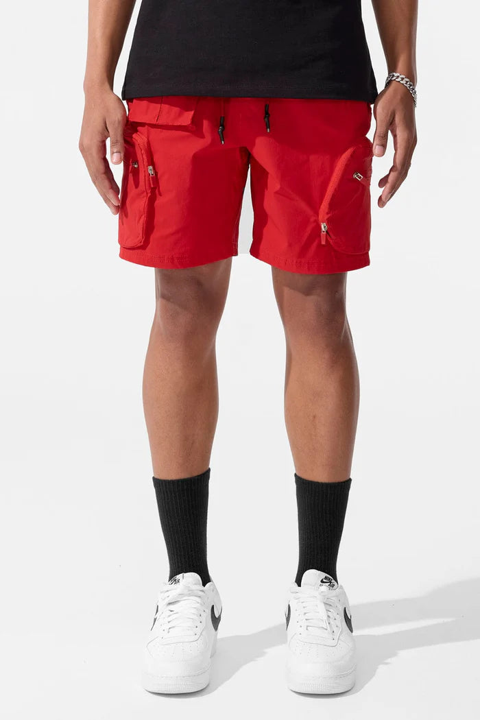 Jordan Craig - Retro - Altitude Cargo Shorts - Red Jordan Craig