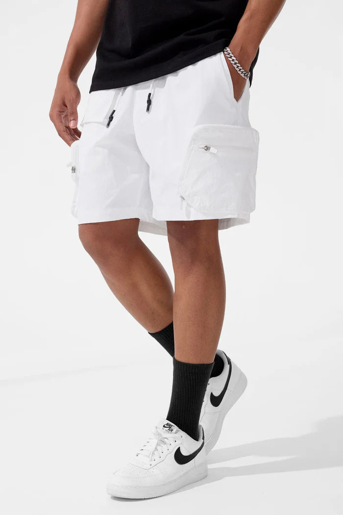 Jordan Craig - Retro - Altitude Cargo Shorts - White Jordan Craig