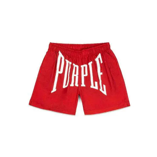 Purple Brand Uppercut All Around Shorts - Red - P504-PRUC224 - BLVD