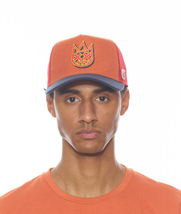 Cult Of Individuality Clean Logo Mesh Back Trucker Curved Visor Arabesque